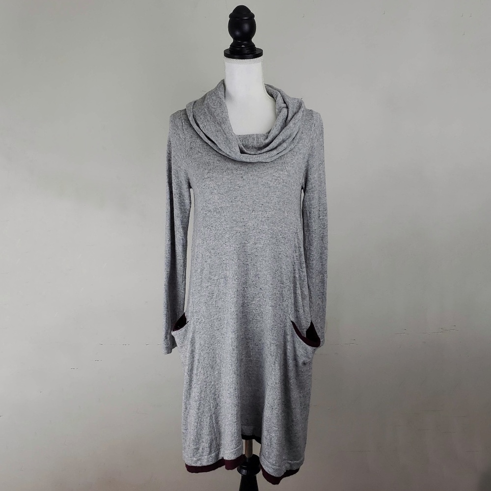 Anthropologie, Sparrow Grey Cowl Neck Swea…